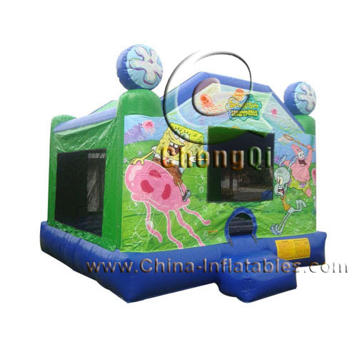 fashion inflatable spongebob bouncer